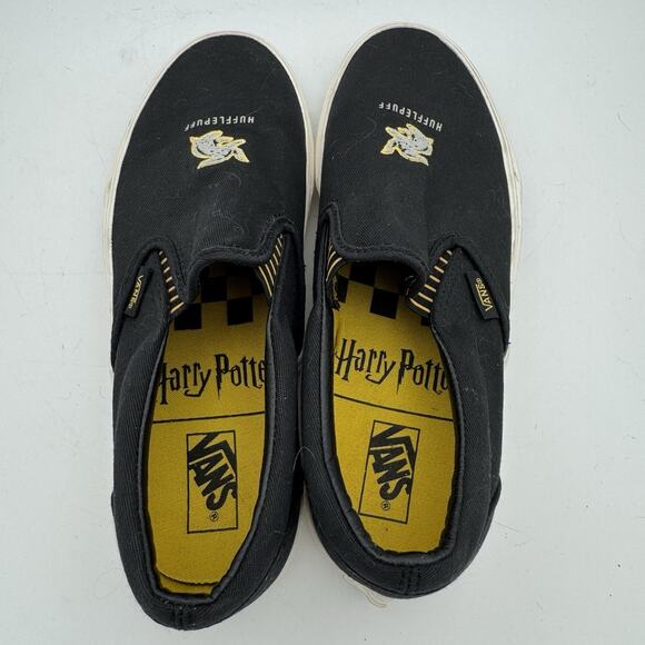 Vans x Harry Potter Classic Slip On Hufflepuff Skate Shoes Men's 6.5 Women’s 8 - Picture 6 of 9